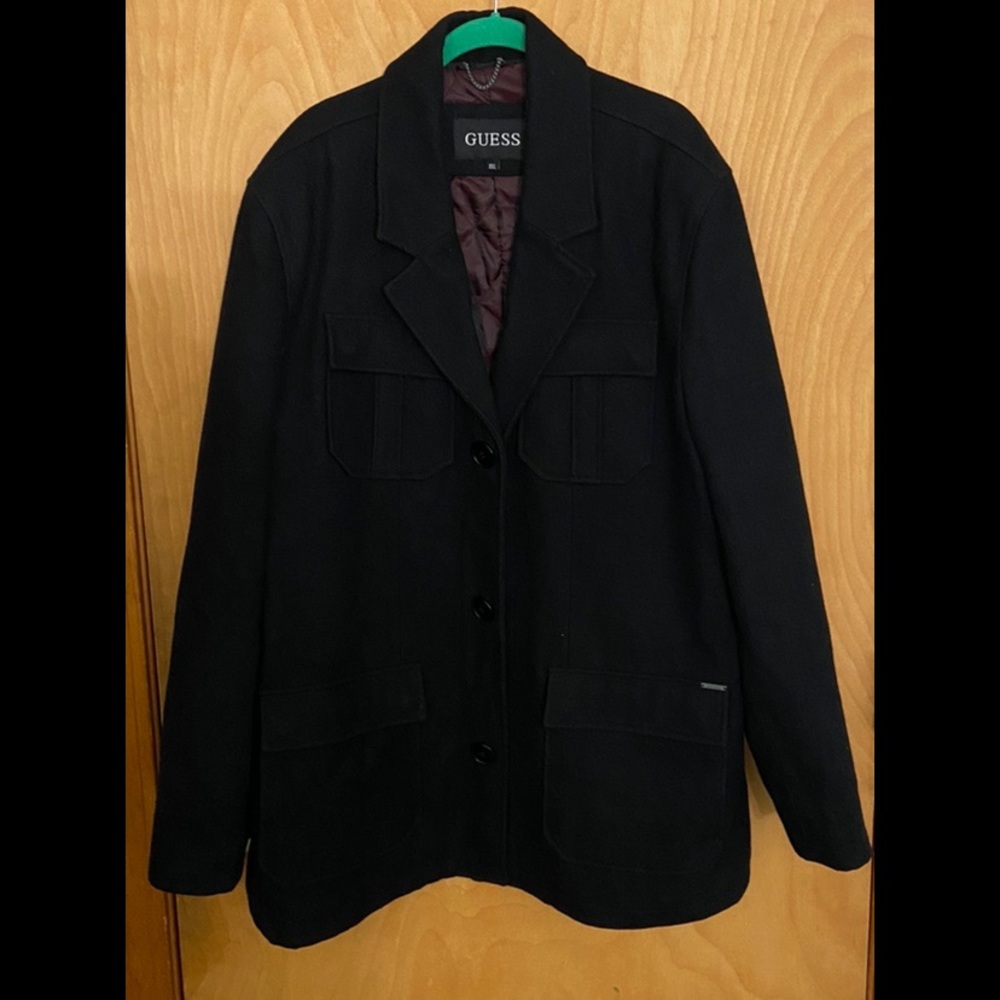 Guess Black light winter coat